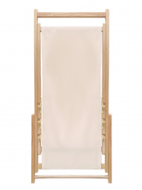 Logo trade promotional merchandise image of: Beach chair in wood
