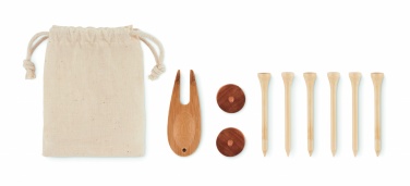 Logo trade promotional items image of: Golf accessories set in pouch