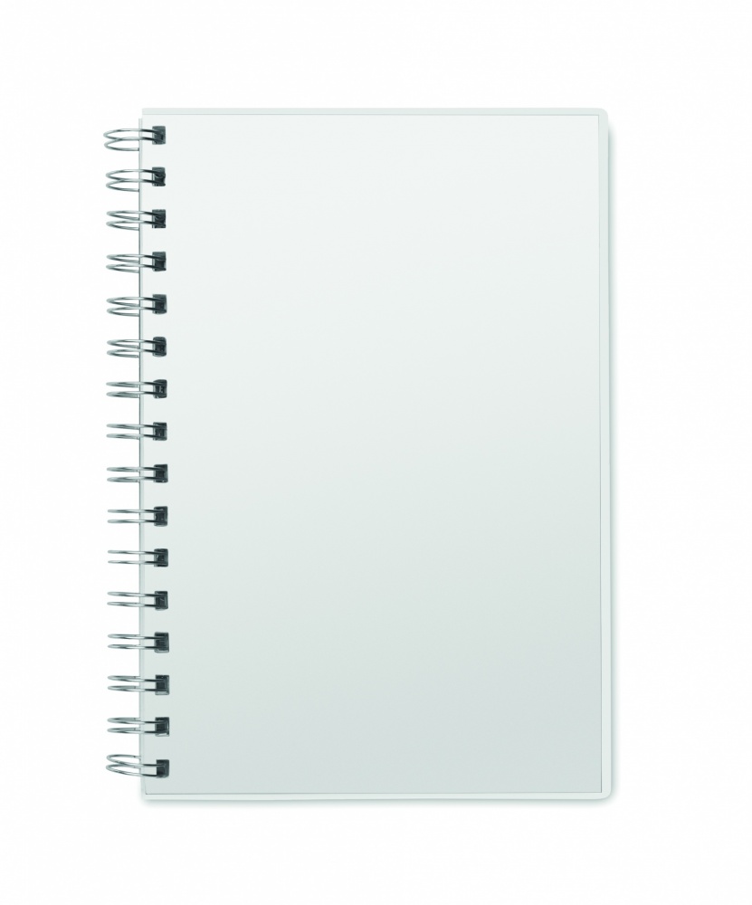 Logo trade promotional items image of: A5 RPET notebook recycled lined
