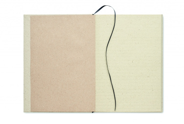 Logotrade corporate gift image of: A5 grass notebook 80 lined