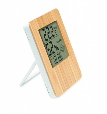 Logotrade corporate gift picture of: Bamboo weather station