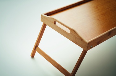 Logo trade promotional gifts image of: Foldable bamboo tray