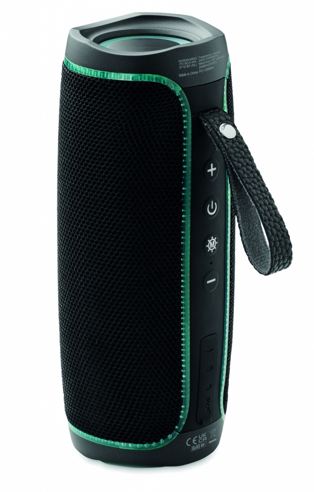 Logo trade business gift photo of: 2x5 LED Wireless speaker IPX4