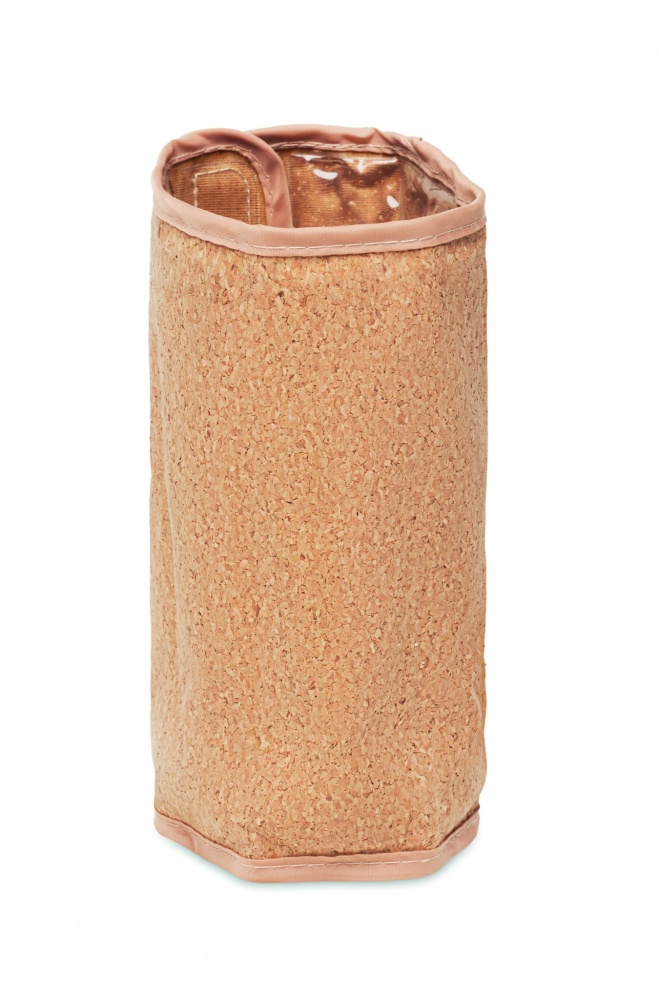 Logo trade business gifts image of: Soft wine cooler in cork wrap