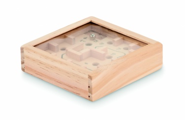 Logotrade promotional product picture of: Pine wooden labyrinth game