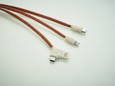 Logotrade promotional items photo of: 3 in 1 charging cable in cork