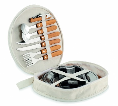 Logo trade promotional giveaways picture of: Picnic 2 person set in pouch