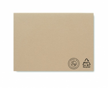 Logo trade promotional merchandise image of: Recycled paper memo block