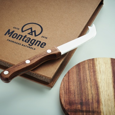 Logotrade promotional giveaway picture of: Acacia cheese board set Dresden