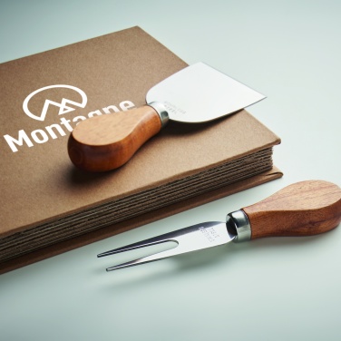 Logo trade promotional item photo of: Set of 4 cheese knives