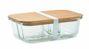 Logotrade promotional merchandise photo of: Glass lunch box with bamboo lid
