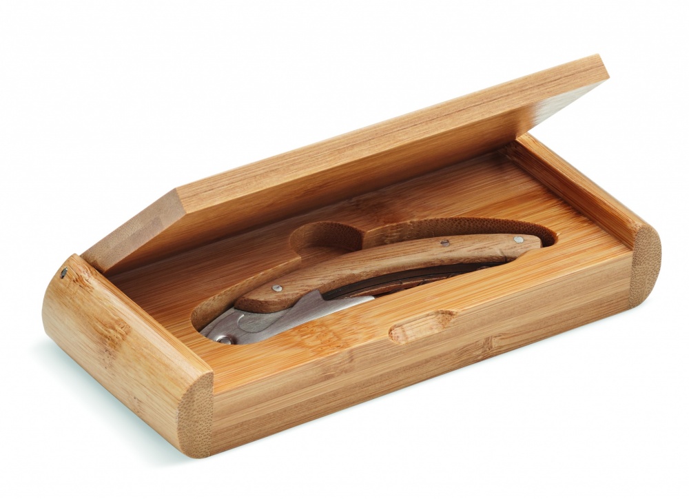 Logotrade advertising product image of: Waiter's knife in bamboo