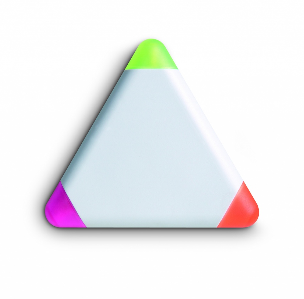 Logotrade promotional giveaways photo of: Triangular highlighter