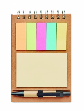 Logotrade promotional items photo of: Notepad with pen and memo pad