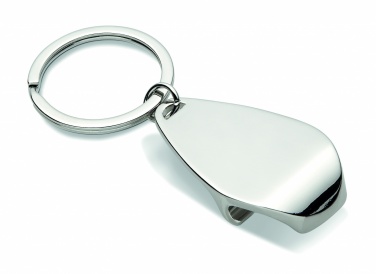 Logo trade promotional items image of: Bottle opener key ring Tornio