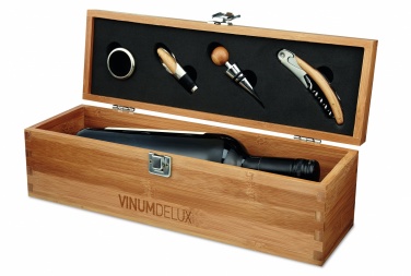 Logotrade promotional merchandise picture of: Wine set in bamboo box