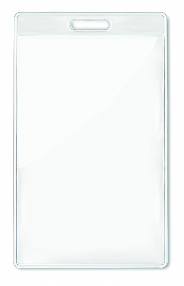 Logotrade promotional product picture of: Transparent badge 7.5cmx12.5cm