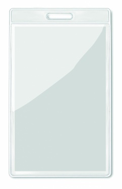 Logotrade promotional giveaway image of: Transparent badge 7.5cmx12.5cm
