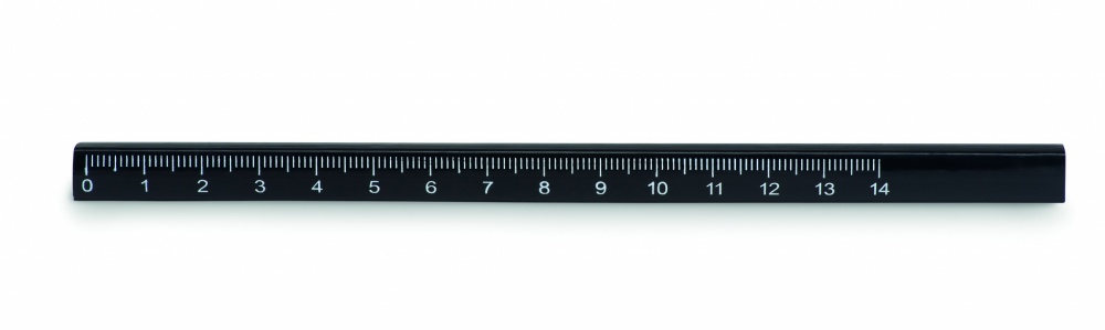 Logo trade promotional merchandise picture of: Carpenters pencil with ruler