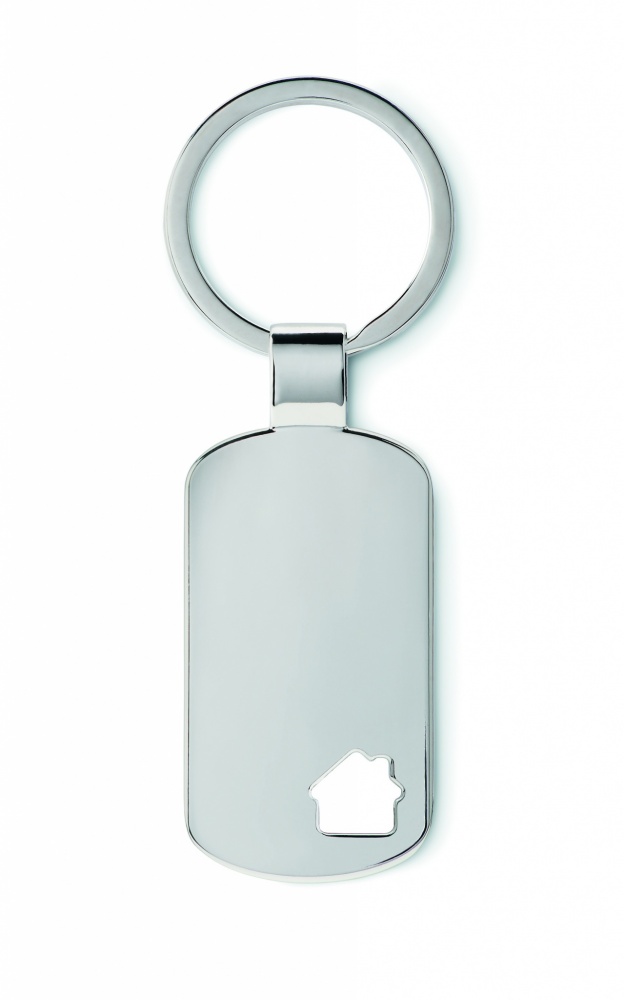 Logo trade promotional gift photo of: Key ring with house detail Jelgava