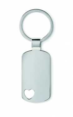 Logotrade advertising product picture of: Key ring with heart detail Jūrmala