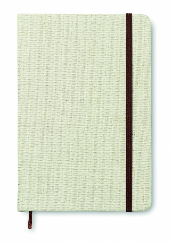 Logo trade promotional items picture of: A5 canvas notebook