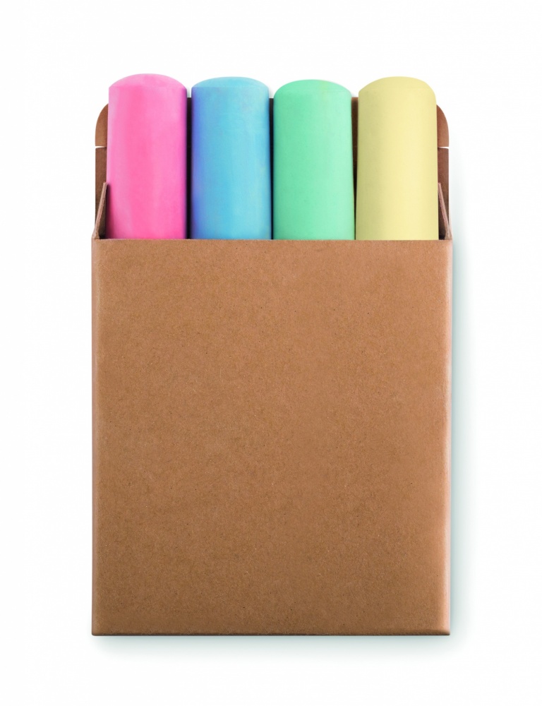 Logo trade promotional gift photo of: 4 chalk sticks