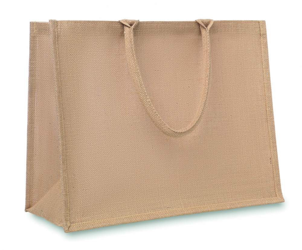 Logo trade promotional gifts image of: Jute shopping bag
