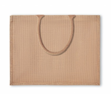 Logo trade promotional products image of: Jute shopping bag