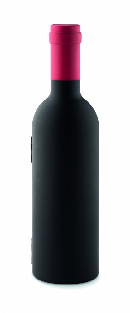 Logo trade promotional merchandise image of: Bottle shape wine set