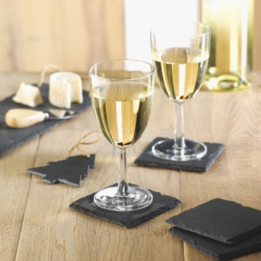 Logo trade promotional item photo of: Slate coasters with EVA bottom