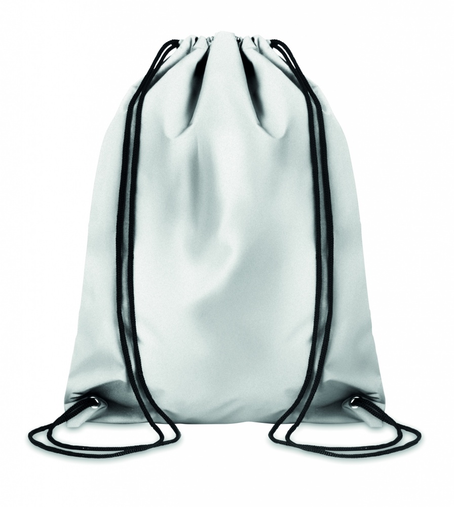 Logo trade promotional item photo of: High reflective drawstring bag