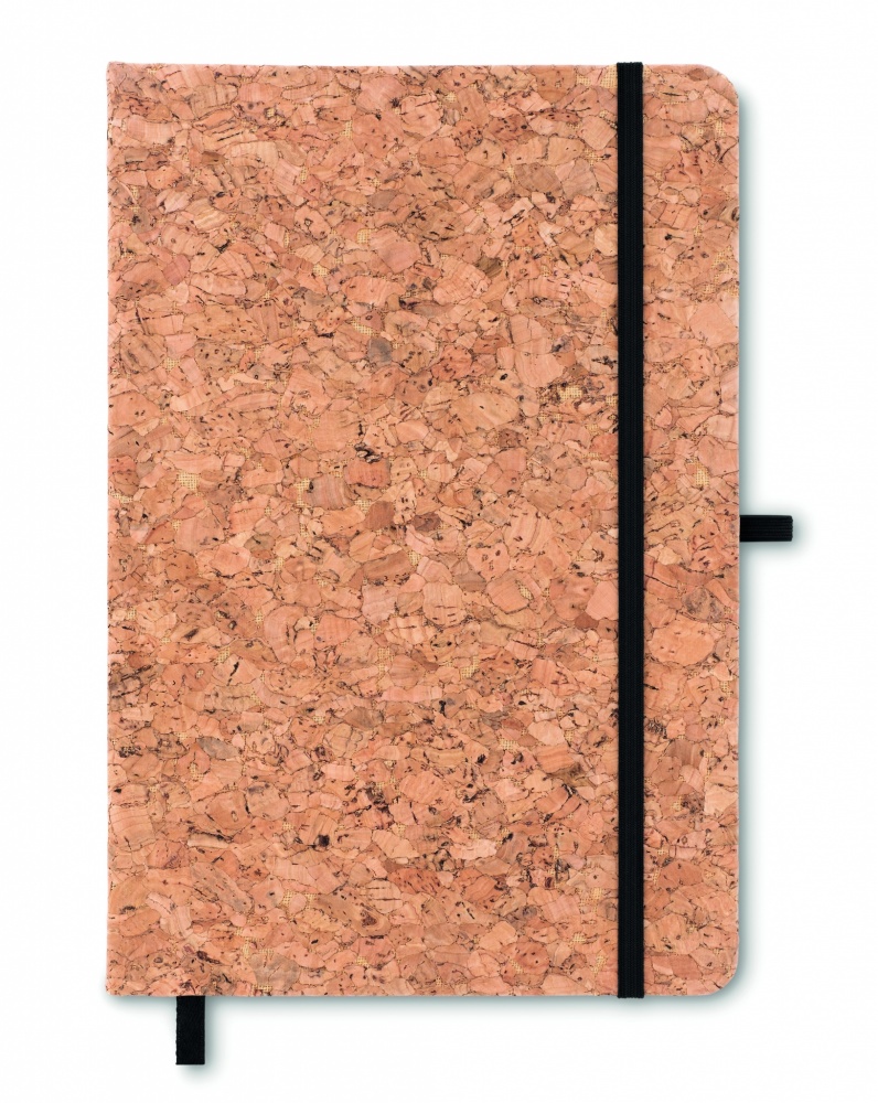 Logotrade promotional product picture of: A5 cork notebook 96 lined