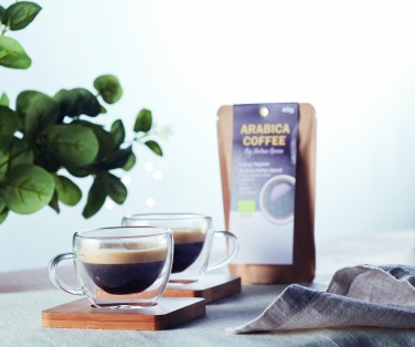 Logotrade promotional giveaway picture of: Set of 2 double wall espresso