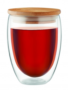 Logo trade promotional merchandise image of: Double wall glass 350 ml Cologne