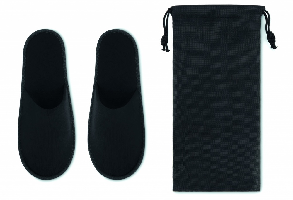 Logotrade promotional gift picture of: Pair of slippers in pouch