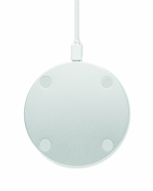 Logo trade promotional items image of: Bamboo wireless charger 10W DESPAD