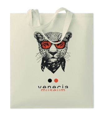 Logo trade promotional merchandise image of: 140gr/m² cotton shopping bag