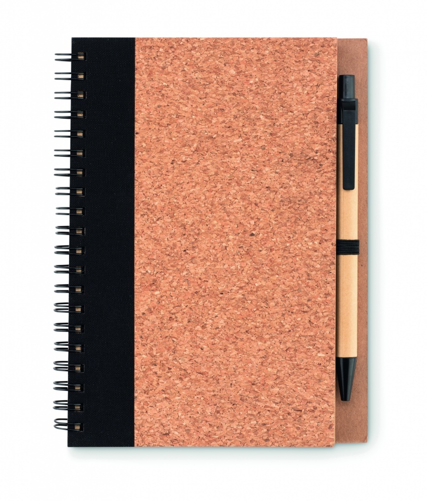 Logotrade promotional merchandise photo of: Cork notebook with pen
