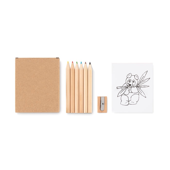 Logotrade promotional product picture of: Colouring set