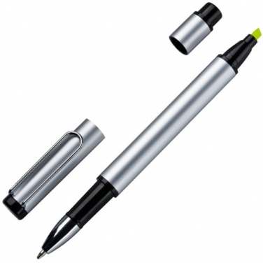 Logo trade advertising products picture of: Metal duo pen GETAFE