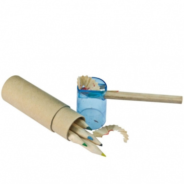 Logo trade promotional products image of: Wooden crayons BECKY