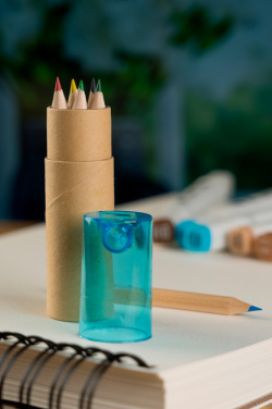 Logo trade advertising products image of: Wooden crayons BECKY