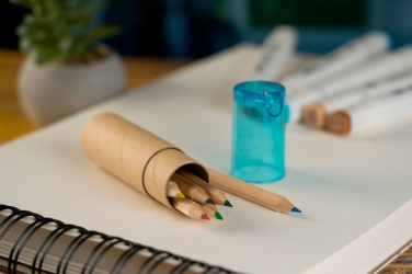 Logotrade promotional product image of: Wooden crayons BECKY