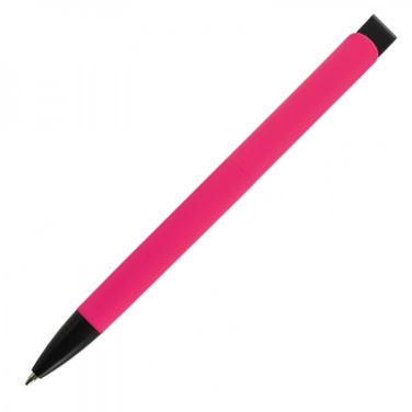 Logotrade promotional item picture of: Metal ballpen soft touch BRESCIA