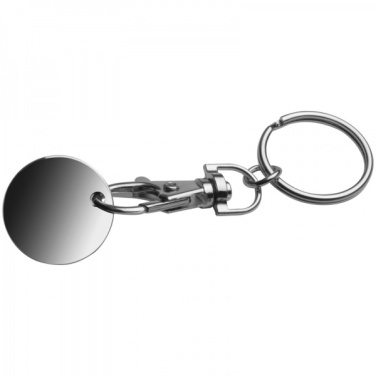 Logo trade promotional giveaway photo of: Keyring with shopping coin ARRAS