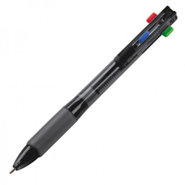 Logotrade promotional gift image of: Plastic ballpen 4in1 NEAPEL