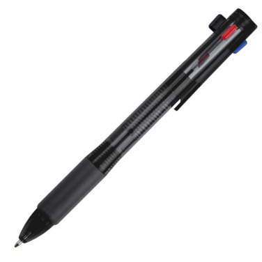 Logo trade advertising products image of: Plastic ballpen 4in1 NEAPEL