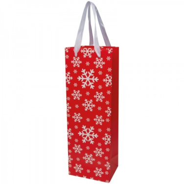 Logotrade promotional product image of: Wine bag in Christmas design LAPLAND
