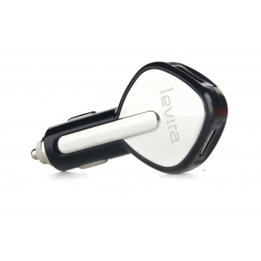 Logo trade promotional gifts image of: Dual USB Car Charger